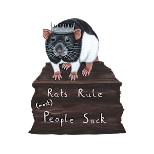 Rats Rule (most) People Suck T-Shirt