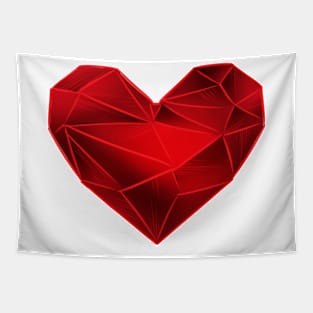 Ruby Heart Tapestry