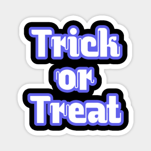 Trick or Treat Halloween Design Magnet