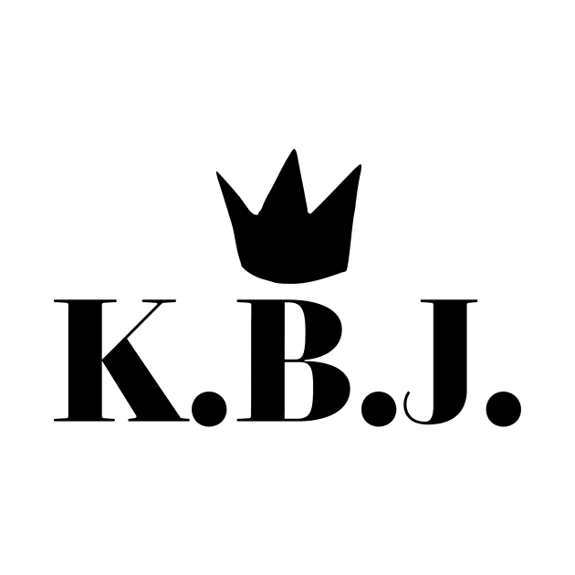 KBJ (Ketanji Brown Jackson) With A Crown Graphic In Black by OFT Designs