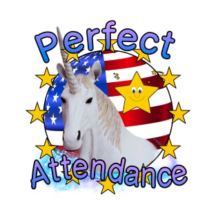 Perfect Attendance - Over Achiever Star Student Award Y2K 2000's Nostalgia 2 T-Shirt