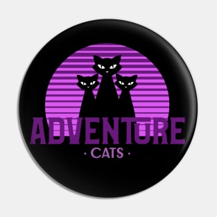 Adventure Cats Pin