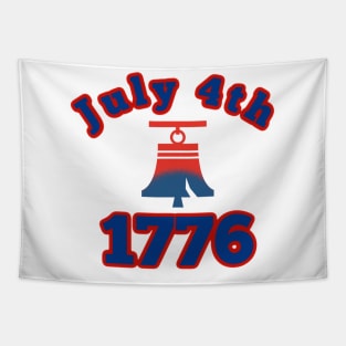 4th of July 1776 Liberty Bell Patriotic Design Tapestry