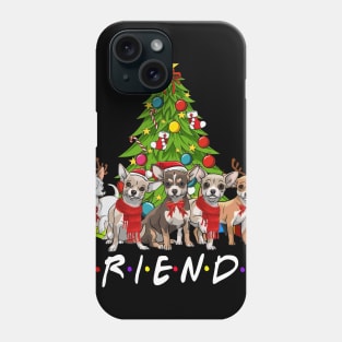 Christmas Tree Chihuahuas Phone Case