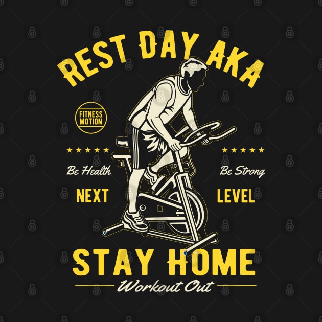 Rest Day  Stay Home Workout Out fitness motivation by bakmed