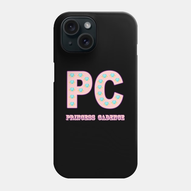 My little Pony - Princess Cadence Initials Phone Case by ariados4711