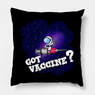 Got vaccine? Pillow