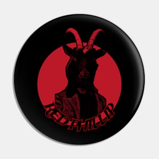 red goat Pin