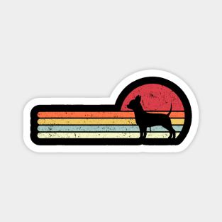Chihuahua Retro Vintage Sunset Magnet