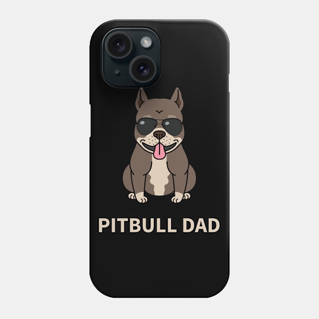 Dog Lover, Pitbull Dog, Dog Design, Pitbull Dad Phone Case by Utopia Shop