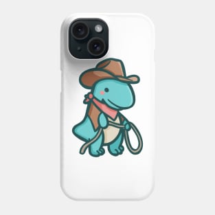 Cute cowboy T-Rex, country Dino, Dinosaur Phone Case