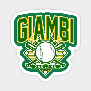 Vintage Oakland Giambi Magnet