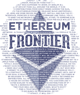 Ethereum Frontier original blue Magnet