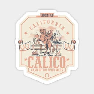 Calico California wild west town Magnet