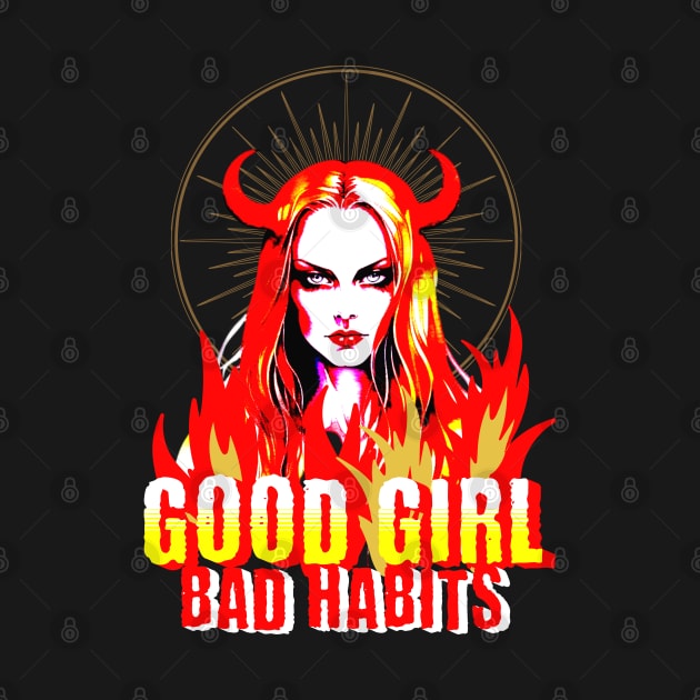 Good Girl Devil by Cosmic Dust Art