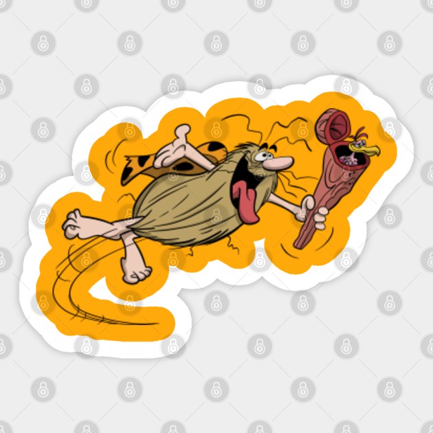 Unga Bunga Captain Caveman Sticker Teepublic Tianwei soon make grug' s unga do more bunga. unga bunga by rusbakiev