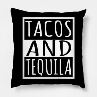 Tacos and Tequila Pillow