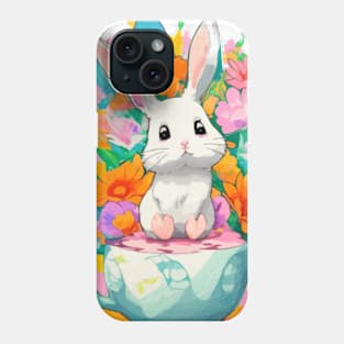 Flowers Bunny Phone Case