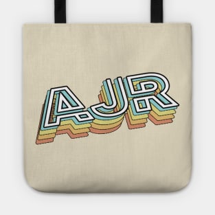 AJR Retro Typography Faded Style Tote