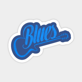 Blues Guitar Vintage Magnet