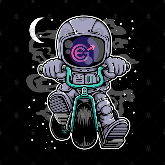 Astronaut Evergrow Crypto EGC Coin To The Moon Crypto Token Cryptocurrency Wallet Birthday Gift For Men Women Kids by Thingking About