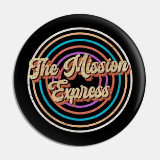 vintage circle line color The Mission Express Pin