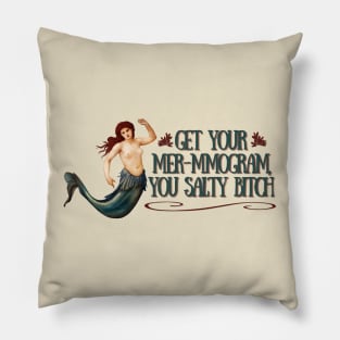 Get your mammogram! Pillow