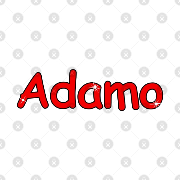 Adamo name. Personalized gift for birthday your friend. by grafinya