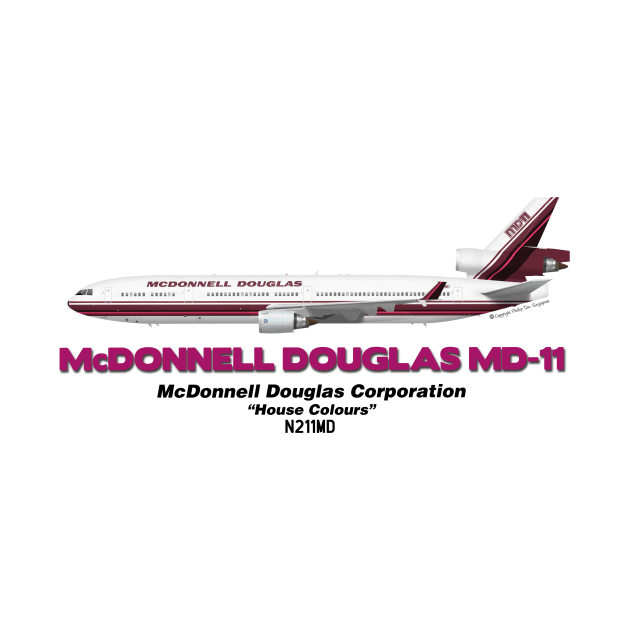 McDonnell Douglas MD-11 - McDonnell Douglas "House Colours" by TheArtofFlying