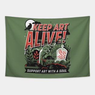 Keep Art ALIVE! Tapestry