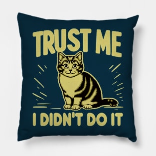 Trust me, i didn't do it Pillow