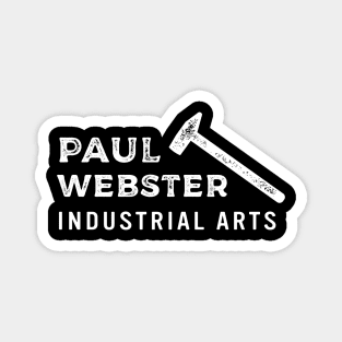 Paul Webster Industrial Arts Logo Magnet