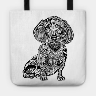 Polynesian Dachshund Tote