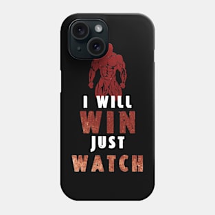 I Will Win / gym / workout / exercise Phone Case
