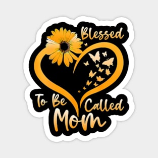 Blessed To Be Called Mom Mothers Day 2024 Sunflower Magnet