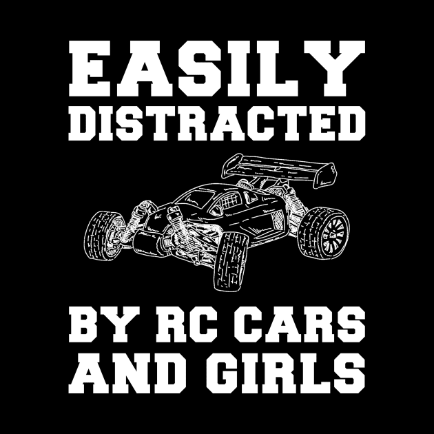 Remote Control Romances: RC-Cars & Girls Funny T-Shirt by MKGift
