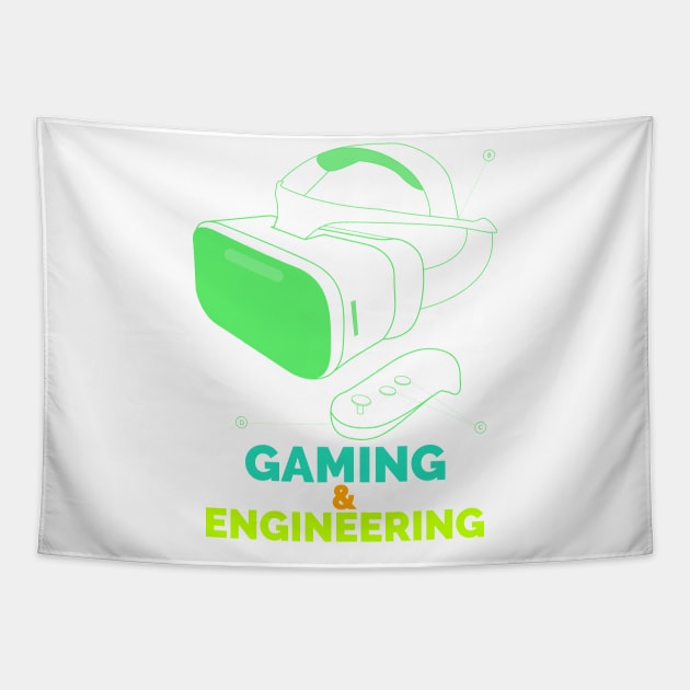 Engineering & Gaming Tapestry by ForEngineer