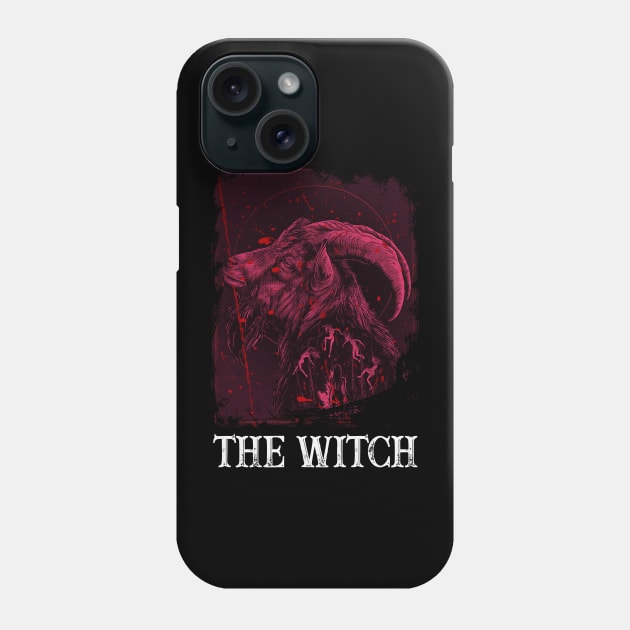 Black Phillip The Sinister Presence Of Evil Phone Case by Chibi Monster