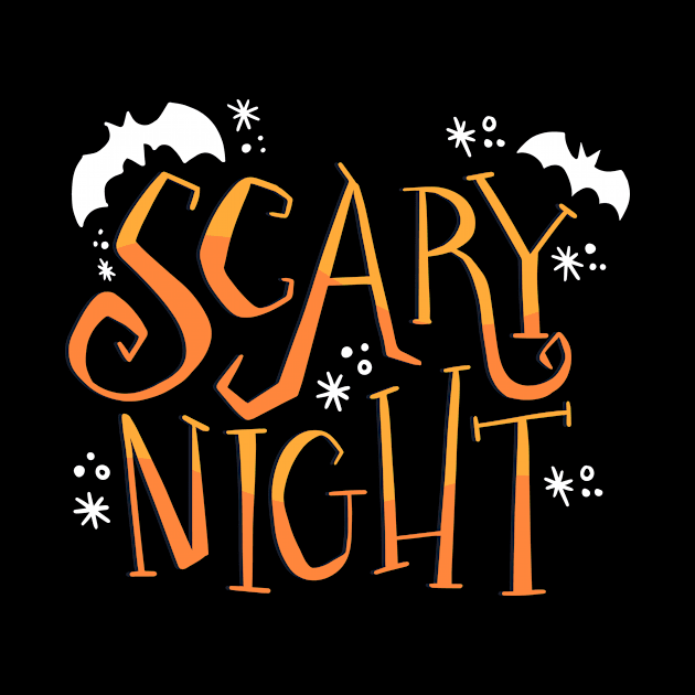 Scary Night Halloween T-shirt by the7chichDesign