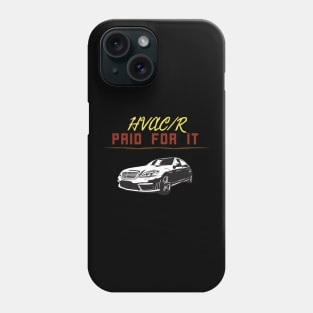 Hvac Paid for it Luxury Car Phone Case