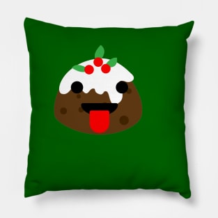 tongue christmas pudding Pillow