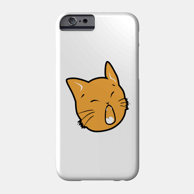 anime kitten yawning face
