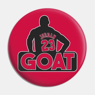 Jordan GOAT Pin