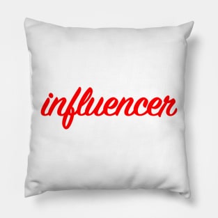 Influencer Logo Pillow