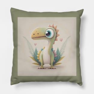 Der liebevolle Pterosaurus mit dem langem Schnabel Pillow