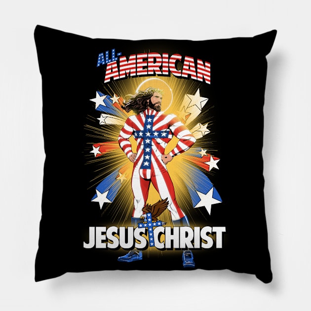 All-American Jesus Christ Pillow by Billmund