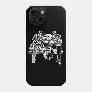 Prophetz in Da Projectz Graffiti & Tour Dates On Back - Black Phone Case