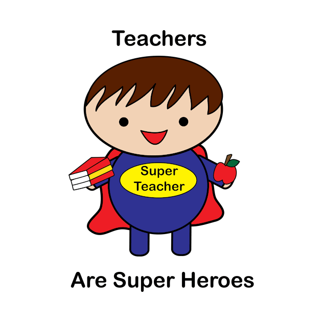 Teacher Male Super Hero by Beautiful Cuteness