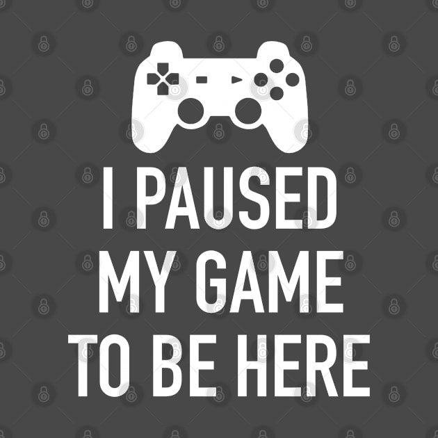 I paused my game to be here by Ivetastic