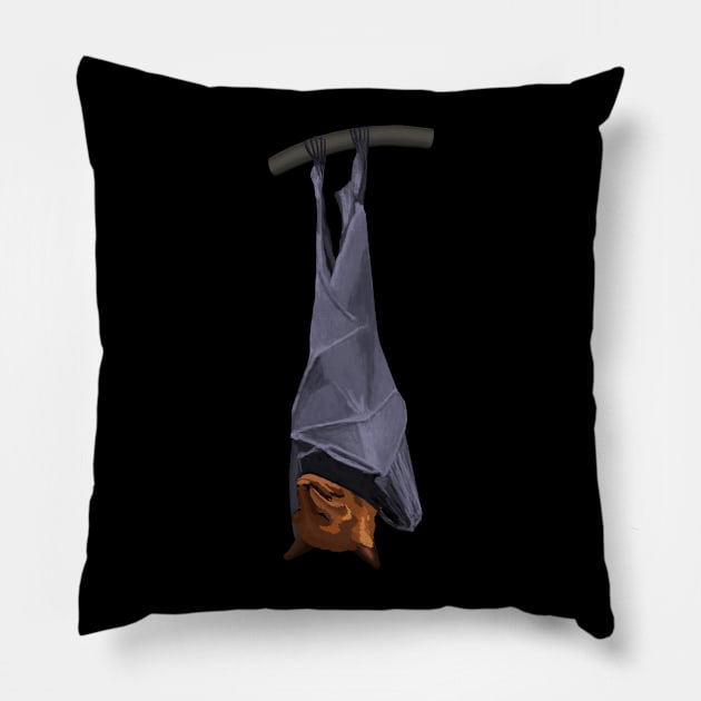 Bat Pillow by artsandherbs